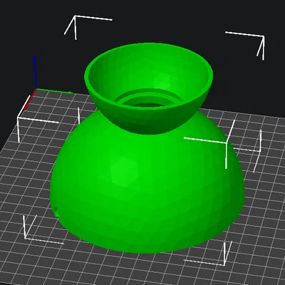Đế đèn E27 in 3D cho quả cầu trang trí và đèn hành tinh
