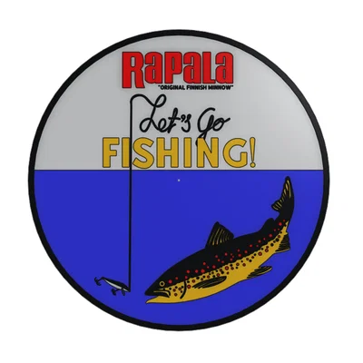 Bảng hiệu Rapala Vintage 3D - Mẫu trang trí dành cho người yêu câu cá