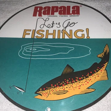Bảng hiệu Rapala Vintage 3D - Mẫu trang trí dành cho người yêu câu cá