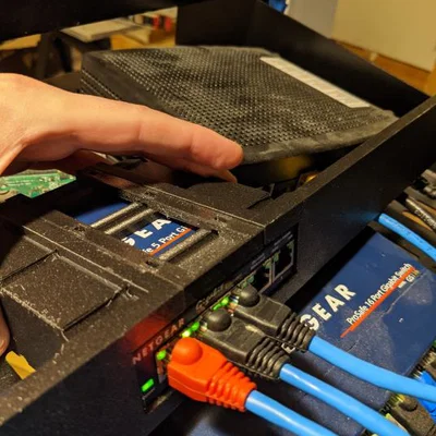 Adapter gắn rack cho Netgear GS116 Switch (Rackmount Adapter)