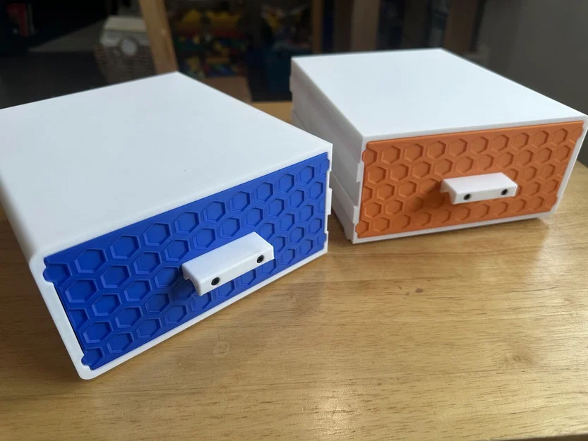 Gridfinity Laptop Riser có ngăn kéo 2 bộ 4x5 - Image 4