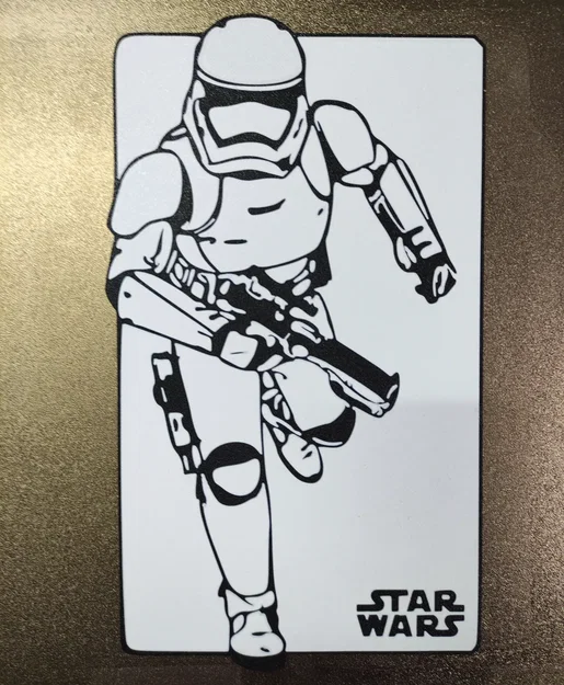 Bảng hiệu Running Trooper STAR WARS (Stormtrooper đang chạy) - Image 1