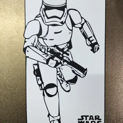 Bảng hiệu Running Trooper STAR WARS (Stormtrooper đang chạy)