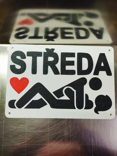 Středa - Wednesday (Bảng hiệu hài hước) - Image 1