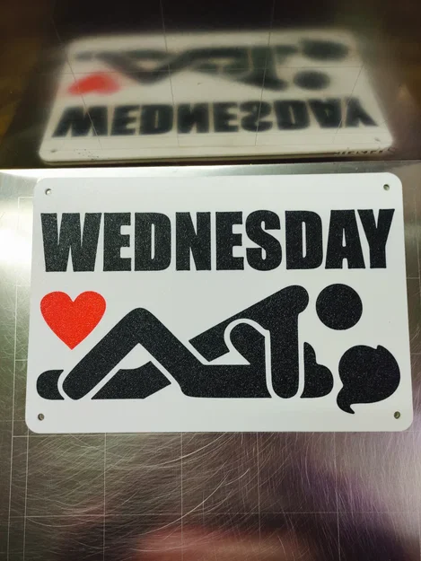 Středa - Wednesday (Bảng hiệu hài hước) - Image 2