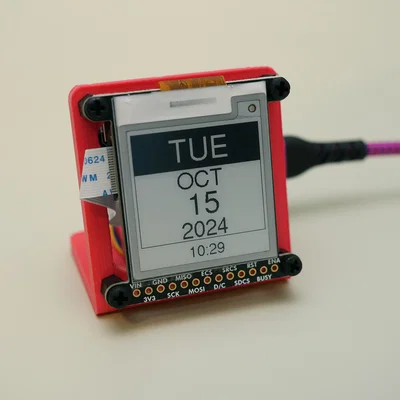 Chân đế 3D cho màn hình eInk 1.54 inch và bộ QT Py