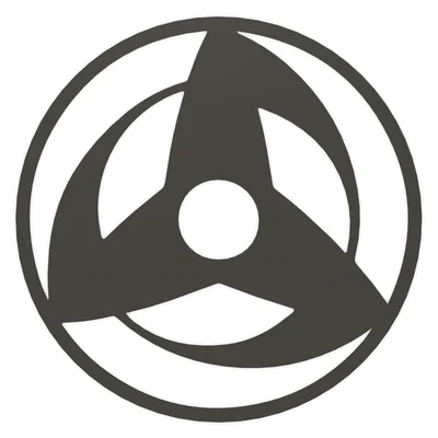 Mô hình trang trí tường Sharingan từ Naruto (In 3D file STL)