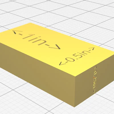 Khối mẫu kiểm tra độ chính xác máy in 3D (Calibration Gauge Block)