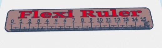 Thước kẻ dẻo linh hoạt (Flexi Ruler) in 3D siêu bền cho mọi bề mặt - Image 1