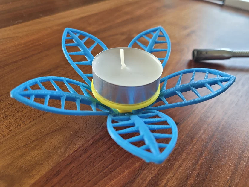 Đèn tealight hình bông hoa - Image 1