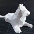 Mô hình mèo Low Poly trang trí bàn làm việc cực chất - Thumbnail 3