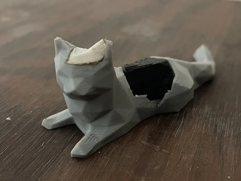 Mô hình Mèo Đa Sắc (Multi Color Cat) Phong Cách Lowpoly Độc Đáo - Image 1