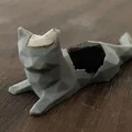 Mô hình Mèo Đa Sắc (Multi Color Cat) Phong Cách Lowpoly Độc Đáo - Thumbnail 1