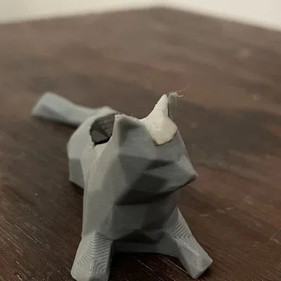 Mô hình Mèo Đa Sắc (Multi Color Cat) Phong Cách Lowpoly Độc Đáo