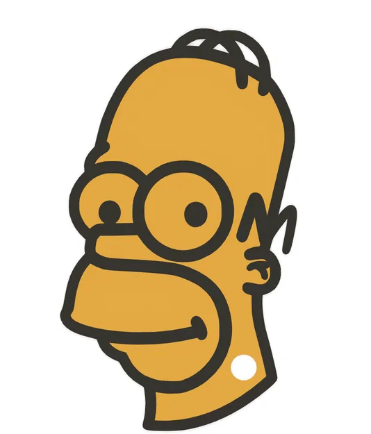 Móc khóa in 3D hình Homer Simpson độc đáo và cá tính - Image 1
