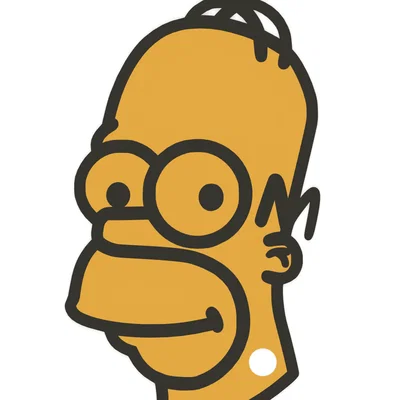 Móc khóa in 3D hình Homer Simpson độc đáo và cá tính