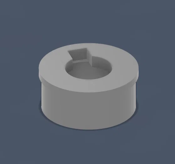 Nút chặn gắn tường dạng lỗ khóa (KeyHole Mounting Plug) 3D - Image 2