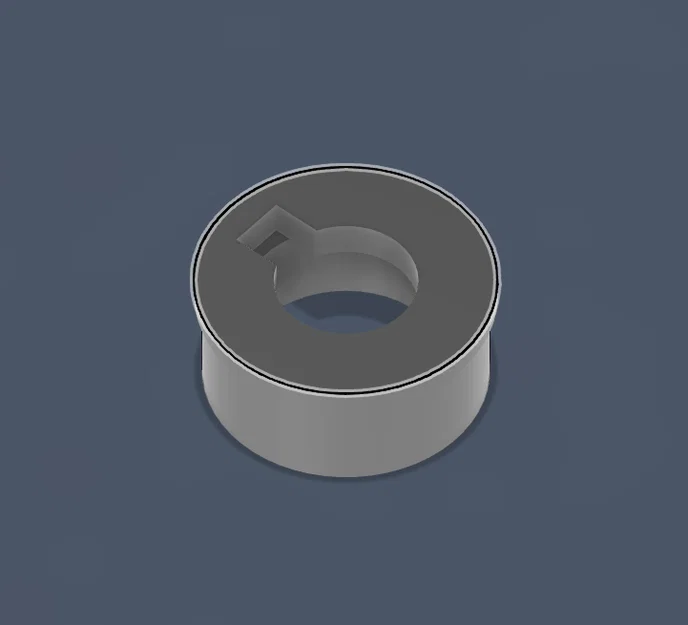 Nút chặn gắn tường dạng lỗ khóa (KeyHole Mounting Plug) 3D - Image 3