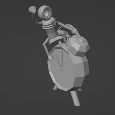 Roblox Doors: Figure the Clockrider – Figure ngồi trên đồng hồ