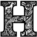 Mô hình trang trí chữ H nghệ thuật - Crazy Alphabet 20cm - Thumbnail 7