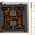 Mô hình trang trí chữ H nghệ thuật - Crazy Alphabet 20cm - Thumbnail 11