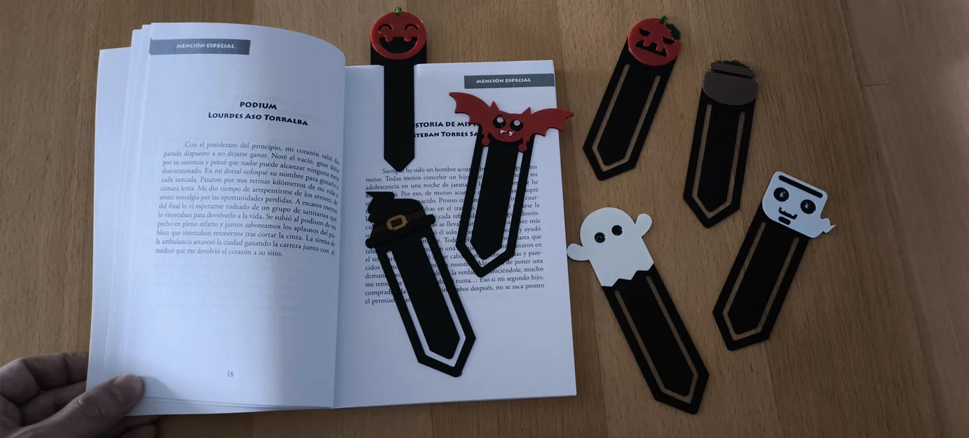 Bộ Bookmark Halloween – Mẫu Vui Nhộn & Rùng Rợn Cho Mọi Lứa Tuổi - Image 1