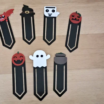 Bộ Bookmark Halloween – Mẫu Vui Nhộn & Rùng Rợn Cho Mọi Lứa Tuổi