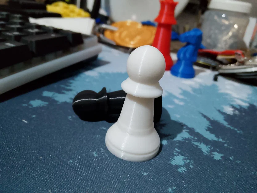 Mô hình quân Tốt trong cờ vua (Pawn) - Kích thước chuẩn 24x43mm - Image 1