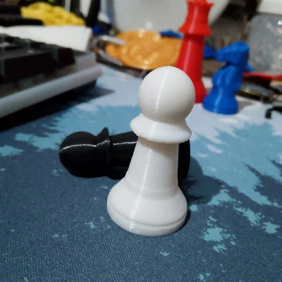 Mô hình quân Tốt trong cờ vua (Pawn) - Kích thước chuẩn 24x43mm