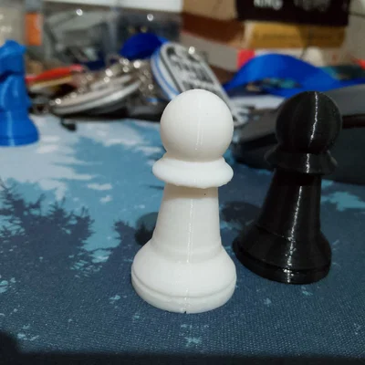 Mô hình quân Tốt trong cờ vua (Pawn) - Kích thước chuẩn 24x43mm