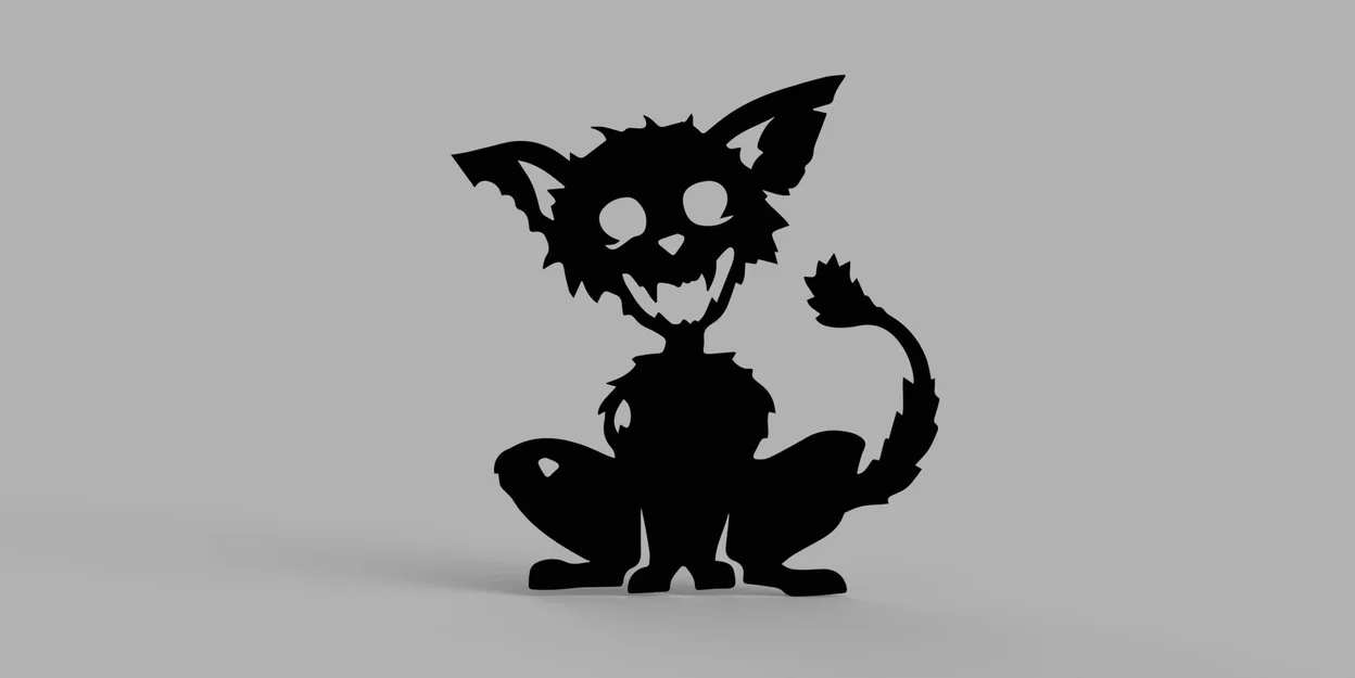 Mẫu trang trí tường hình mèo ma quái cho lễ hội Halloween cực chất - Image 1