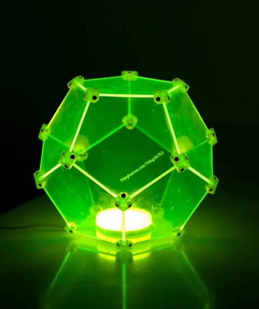 Mô hình hộp đa diện Dodecahedron lưu trữ đồ dùng độc đáo - Image 3