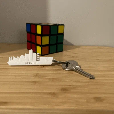 Móc khóa Skyline Thành Phố Beirut (In 3D)