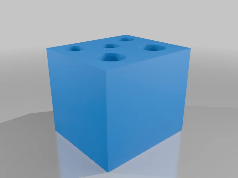 Khối đế cắm bút để bàn 3D - Thiết kế tối giản và tiện lợi - Image 1