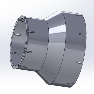 Adapter Ống Gió Từ 3” Sang 4” (Flex to Rigid Duct Adapter)