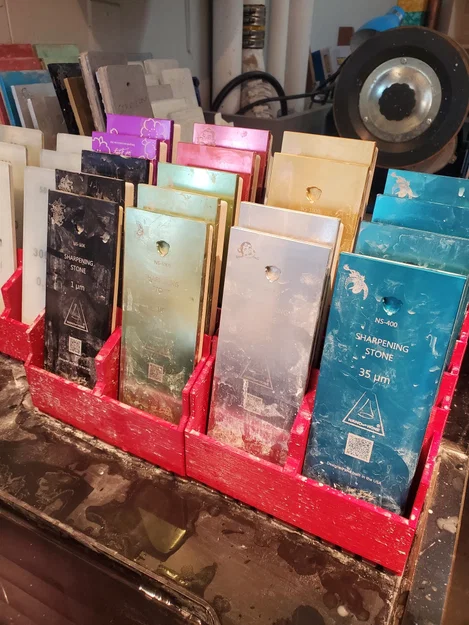 Khay sắp xếp đá mài (Sharpening stone organizer) - Image 2
