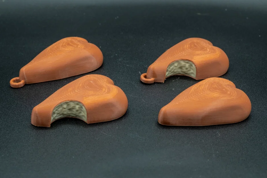 Reese's Valentine's Heart – Mẫu 3D trái tim Reese's cho Valentine - Image 3