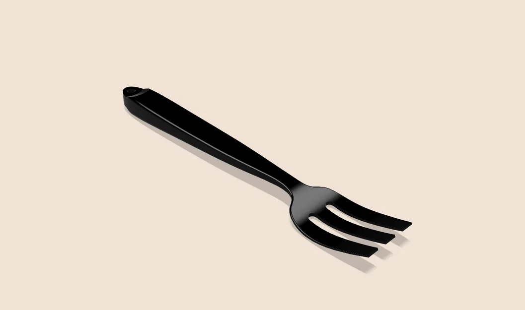 Mẫu nĩa ăn cơm (Simple Kitchen Fork) in 3D tiện lợi và tinh tế - Image 1