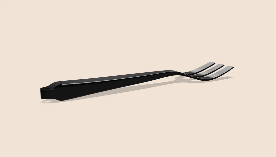 Mẫu nĩa ăn cơm (Simple Kitchen Fork) in 3D tiện lợi và tinh tế - Image 5