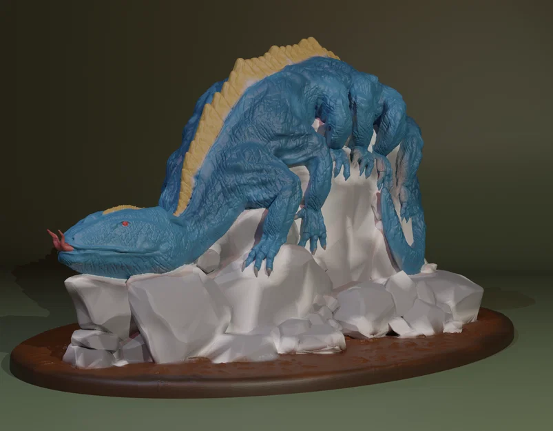 Behir - Miniature D&D (Supportless/FDM Friendly) - Image 1