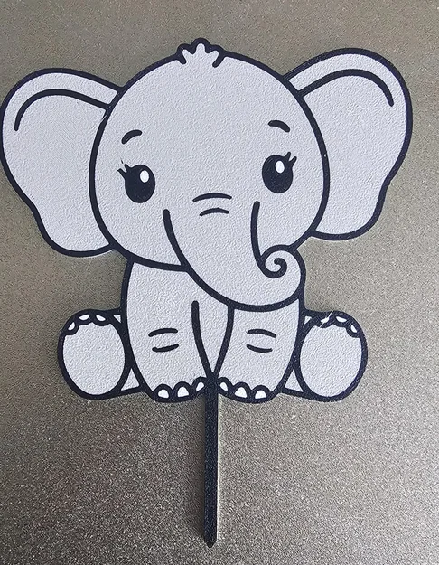 Elephant Topper – Topper Hình Voi - Image 1
