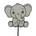 Elephant Topper – Topper Hình Voi - Thumbnail 2