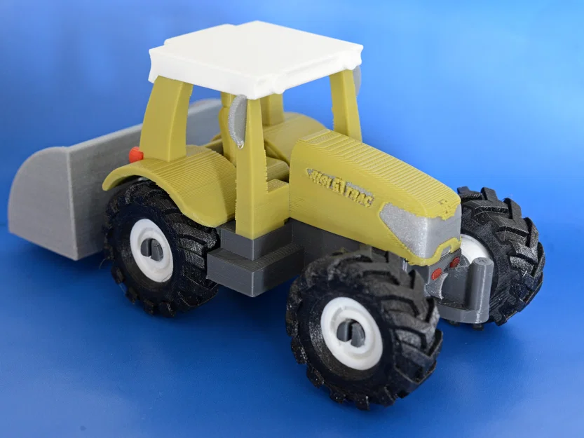 Tractor (Single Color) - Máy kéo Rigitrac bản một màu - Image 2