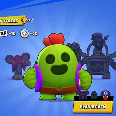 Mô hình 3D Spike Brawl Stars - Tượng nhân vật game cho người hâm mộ