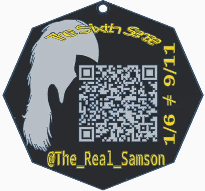 Mẫu in 3D Biểu trưng quảng bá kênh The Real Samson độc đáo - Image 1