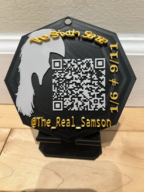 Mẫu in 3D Biểu trưng quảng bá kênh The Real Samson độc đáo - Image 2