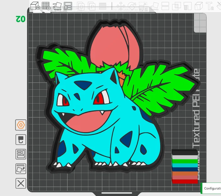 Mô hình đèn trang trí Ivysaur Lightbox in 3D cực chất cho fan Pokémon - Image 2