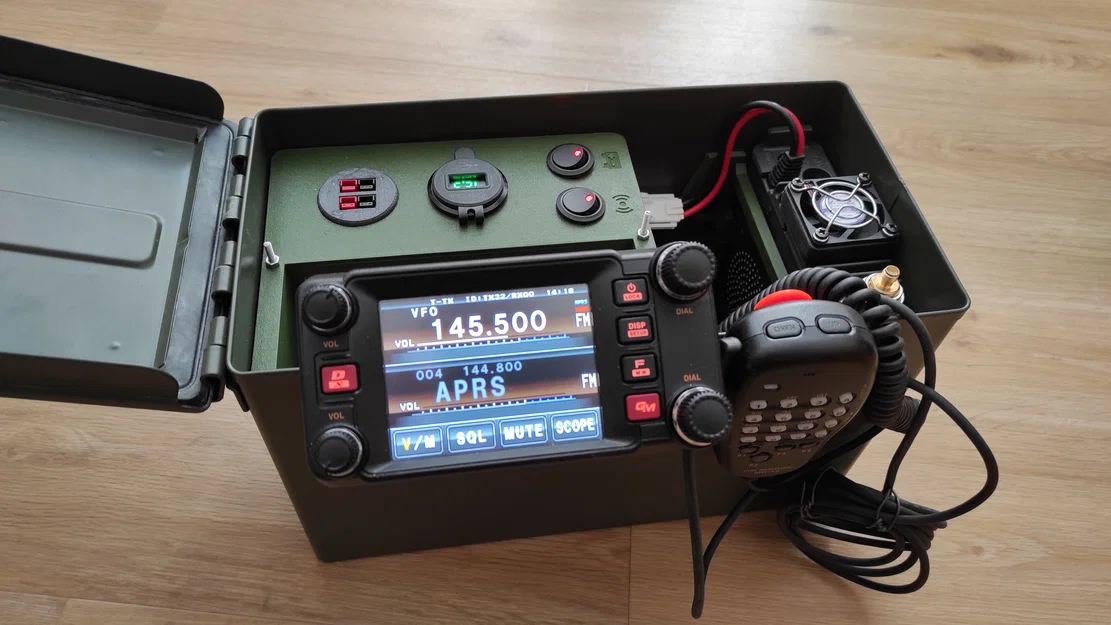 Ham Chest – Thùng ammo crate cho ham radio - Image 2