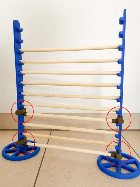 Kẹp ổn định cho chướng ngại/hurdle thỏ - Image 2