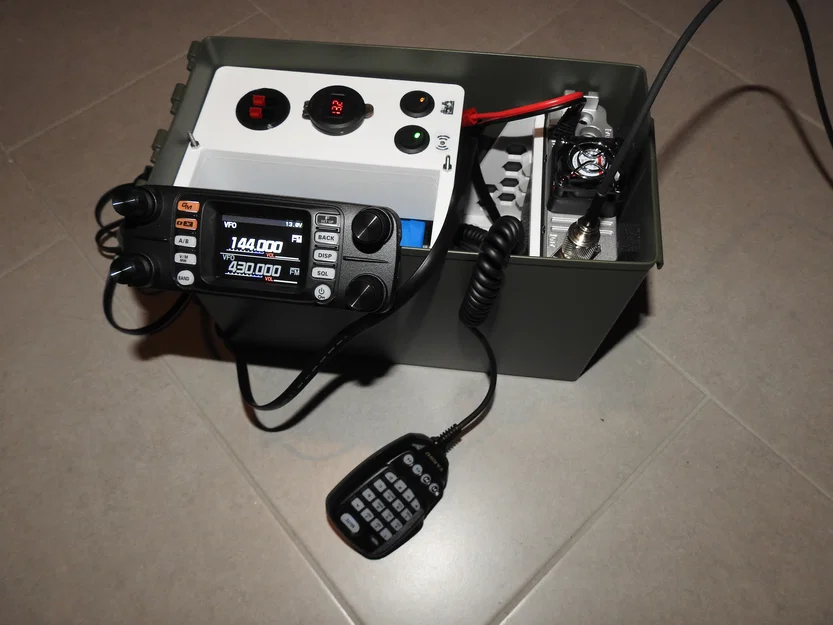 Ngàm gắn FTM-300 cho Ham Chest Radio Go Box - Image 2